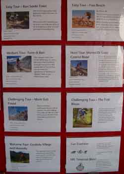 Click for higher resulution picture Mountain biking routes